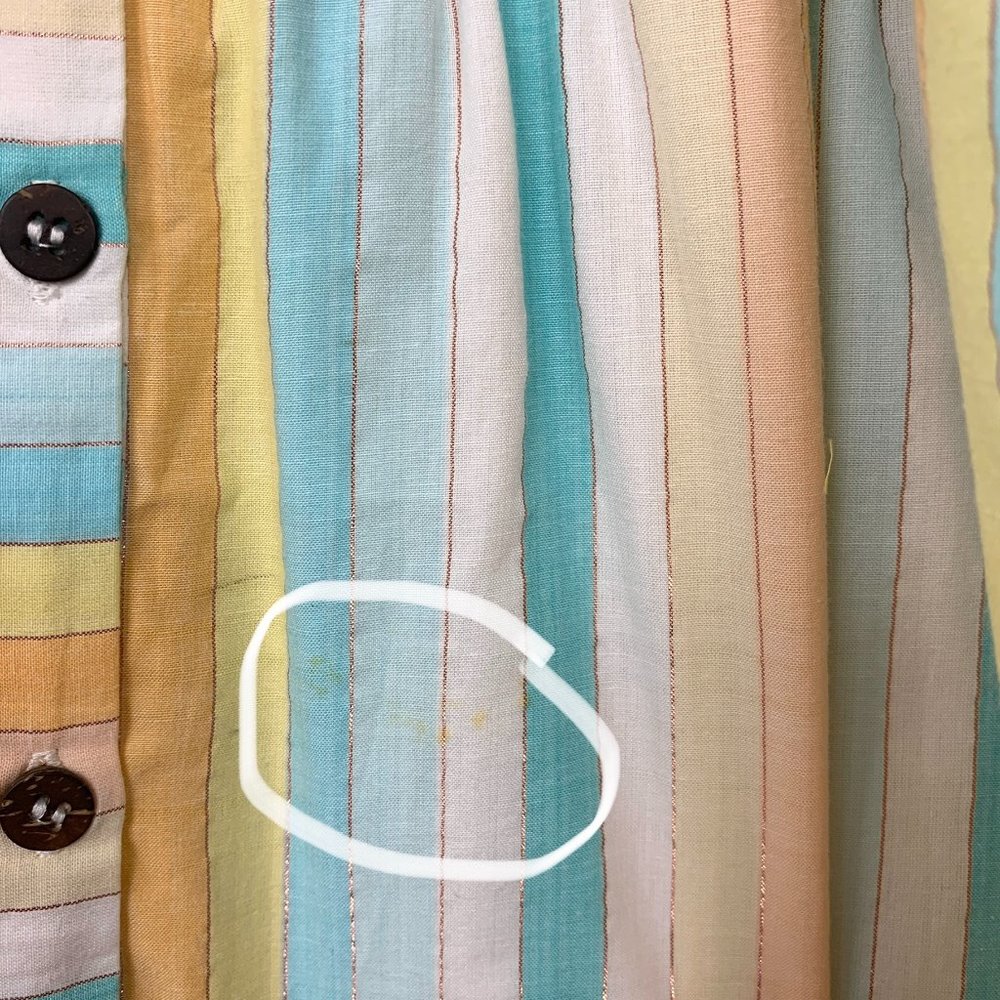 NWT SAYLOR Nandi Sleeveless Stripe Maxi Dress Rainbow Medium - Picture 11 of 12